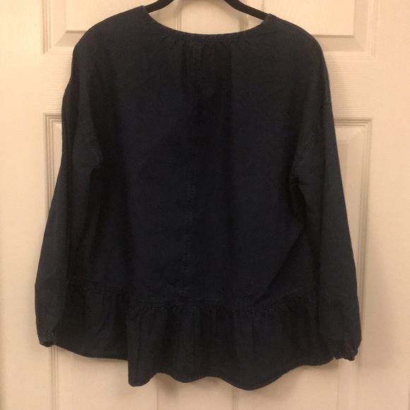 Madewell Ruffle Hem Top - Picture 5 of 11